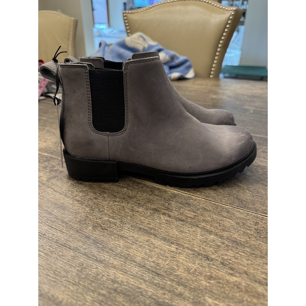 Sorel Women's Emelie II Chelsea Bootie - Quarry / Black Size 6